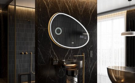 Irregular Mirror LED Lighted decorative design H223