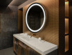 Illuminated Round LED Lighted Bathroom Mirror L33 #2