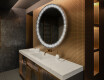 Illuminated Round LED Lighted Bathroom Mirror L35 #2