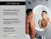 Illuminated Round LED Lighted Bathroom Mirror L35 #6