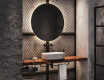 Round Backlit LED Bathroom Mirror L82 #7