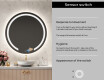 Illuminated Round LED Lighted Bathroom Mirror L96 #6