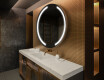Illuminated Round LED Lighted Bathroom Mirror L97 #2