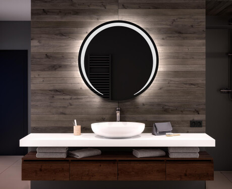 Illuminated Round LED Lighted Bathroom Mirror L98