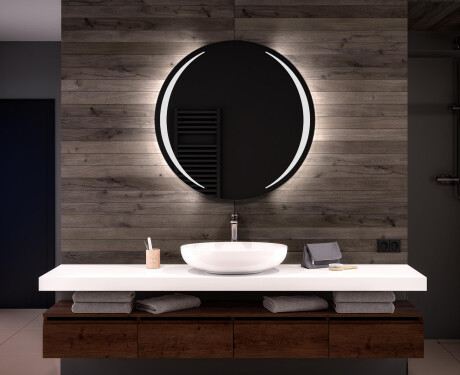 Illuminated Round LED Lighted Bathroom Mirror L99