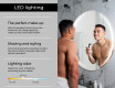 Illuminated Round LED Lighted Bathroom Mirror L99 #6
