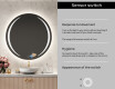 Illuminated Round LED Lighted Bathroom Mirror L99 #6