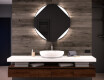 Illuminated Round LED Lighted Bathroom Mirror L114