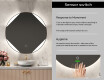 Illuminated Round LED Lighted Bathroom Mirror L114 #6