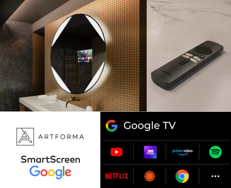 Illuminated Round LED Lighted Bathroom Mirror L114 #7