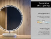 Illuminated Round LED Lighted Bathroom Mirror L115 #4