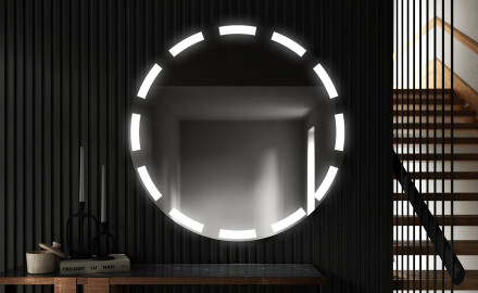 Illuminated Round LED Lighted Bathroom Mirror L117