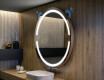 Illuminated Round LED Lighted Bathroom Mirror L118 #10