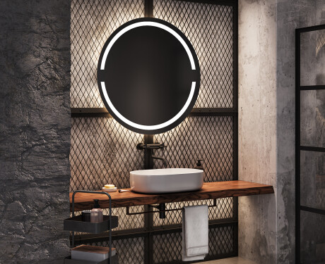 Illuminated Round LED Lighted Bathroom Mirror L118 #9