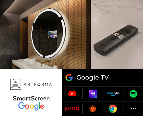 Illuminated Round LED Lighted Bathroom Mirror L119 #8