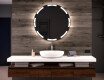 Illuminated Round LED Lighted Bathroom Mirror L120