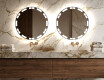 Illuminated Round LED Lighted Bathroom Mirror L121