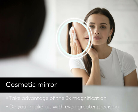 Illuminated Round LED Lighted Bathroom Mirror L121 #8