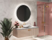 Illuminated Round LED Lighted Bathroom Mirror L123 #10