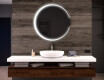 Illuminated Round LED Lighted Bathroom Mirror L123
