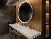 Illuminated Round LED Lighted Bathroom Mirror L123 #2