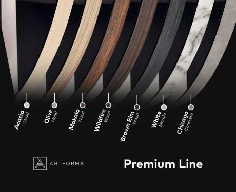 Illuminated Round LED Lighted Bathroom Mirror L123 #4