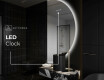 Half Circle Mirror LED lighted wall mirror A221 | right #7