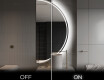Semi-Circular Mirror with LED illumination A223 | right #3