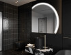 Half Circle Mirror LED lighted wall mirror Q222