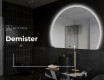 Half Circle Mirror LED lighted wall mirror W221 #9