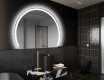 Semi-Circular Mirror with LED illumination W222