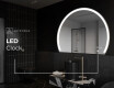 Semi-Circular Mirror with LED illumination W222 #8