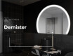 Semi-Circular Mirror with LED illumination W222 #8