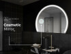 Half Circle Mirror LED lighted wall mirror W223 #5