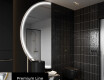Semi-Circular Mirror with LED illumination D223