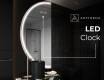 Semi-Circular Mirror with LED illumination D223 #7