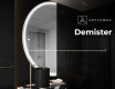 Semi-Circular Mirror with LED illumination D223 #8