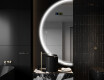 Semi-Circular Mirror with LED illumination D223 #9