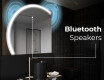 Semi-Circular Mirror with LED illumination X222 #5