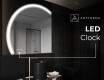 Semi-Circular Mirror with LED illumination X222 #7