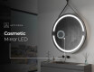 Round hanging mirror with lights L118 #8