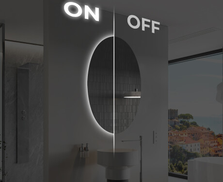 Backlit LED Bathroom Mirror L226 #3