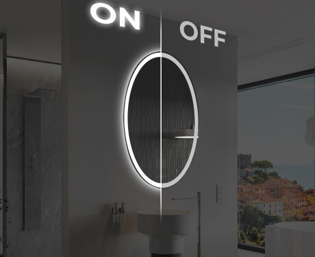 Backlit LED Bathroom Mirror L227 #3