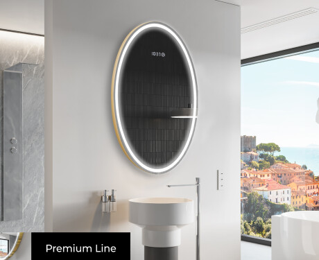 Backlit LED Bathroom Mirror L228