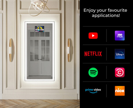 Full length hallway mirror lighting LED L01 #2