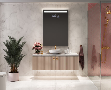 Full length hallway mirror backlit LED L12 #4