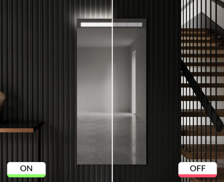 Full length hallway mirror backlit LED L12 #7