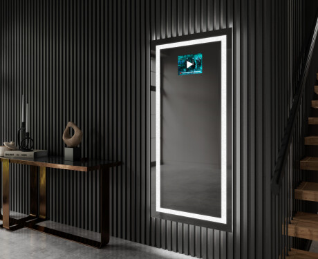 Long wall hallway mirror backlit LED L15