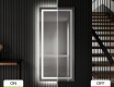 Long wall hallway mirror backlit LED L15 #7
