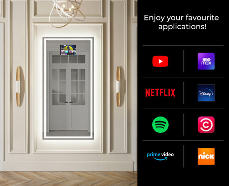 Full length hallway mirror backlit LED L49 #2